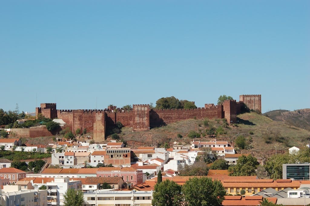 Castle of Silves under Clear Sky